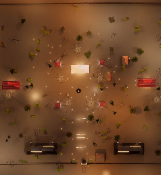 Couple camping or cabin